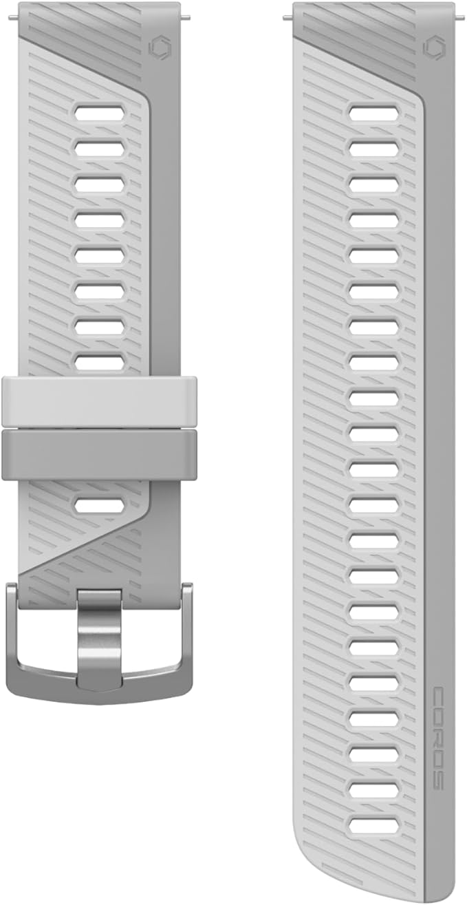 Coros 22mm Silicone Grey Band For Apex 2 Pro Apex Pro Apex 46mm