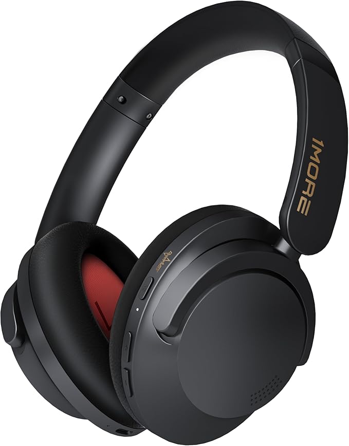 1MORE SonoFlow Pro Over Ear Headset, Active Noise Cancelling Headphones, Bluetooth Headphones with LDAC for Hi-Res Wireless Audio, 100H Playtime,