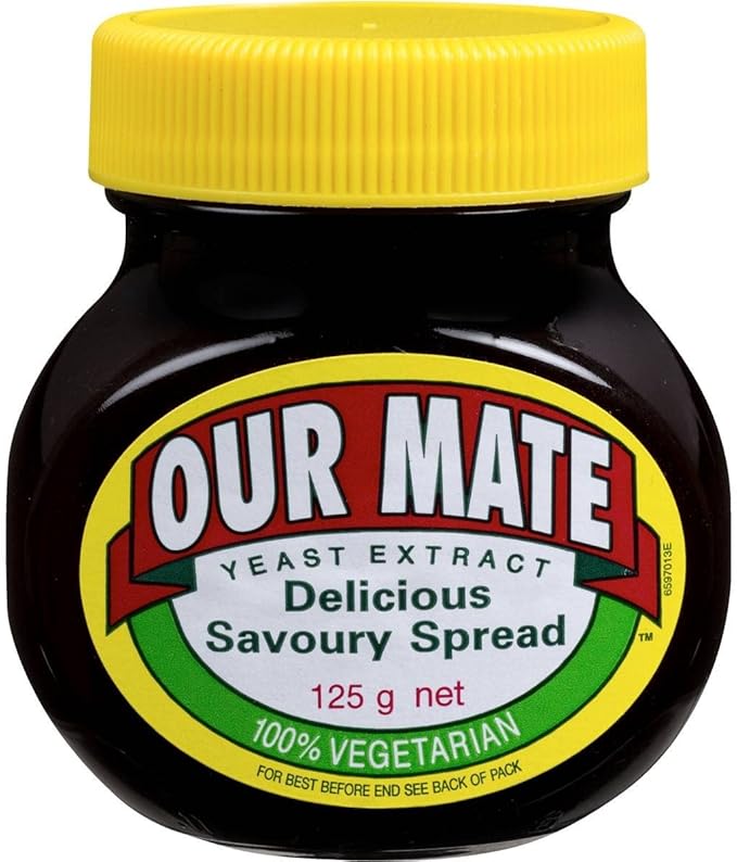 Our Mate Yeast Extract Delicious Savoury Spread 125g