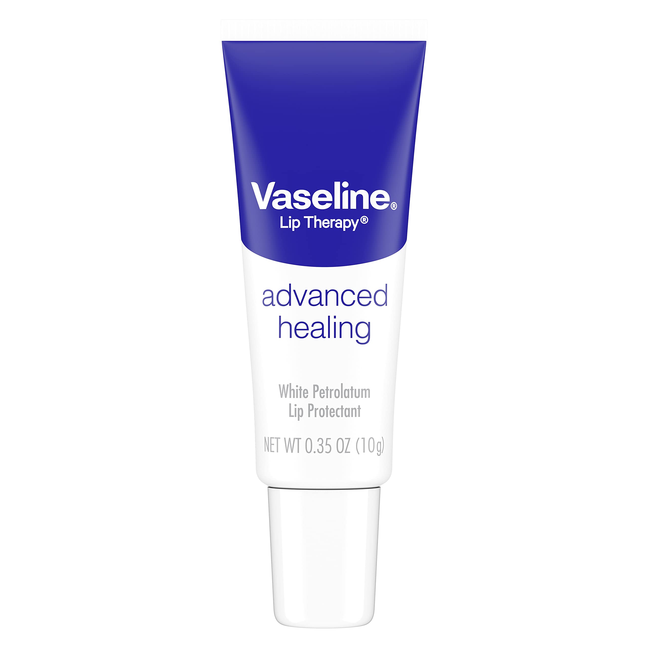 Vaseline Lip Therapy Advanced Petroleum Jelly, Skin Protectant, Travel