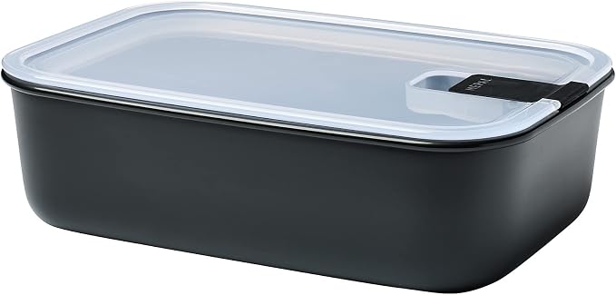 【MEPAL】EasyClip Lightweight Lid Sealed Crisper 1.5L - Graphite Black
