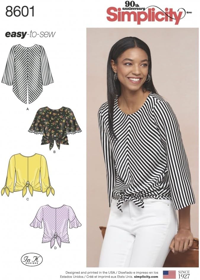 Simplicity Pattern 8601 Misses' Pullover Tops