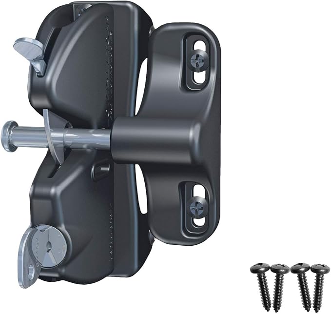 D&D LokkLatch General Purpose Single Sided Gate Lock Swimming Pool Safety LLAA