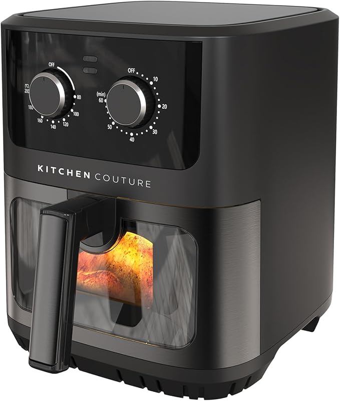 Kitchen Couture Air Fryer 6.5L Black