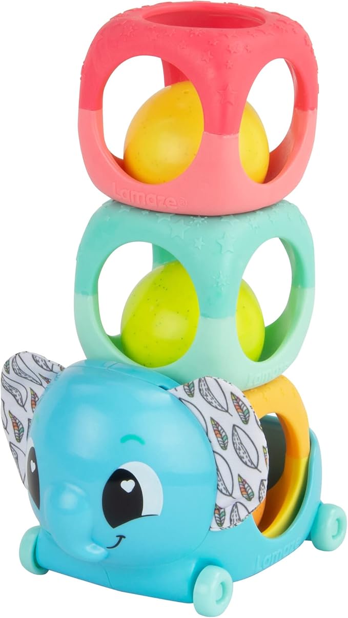 Lamaze Stack Rattle & Roll Block Set