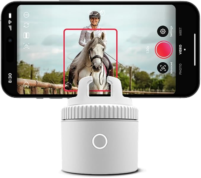 Pivo Pod Lite Auto-tracking Smartphone Mount (White)