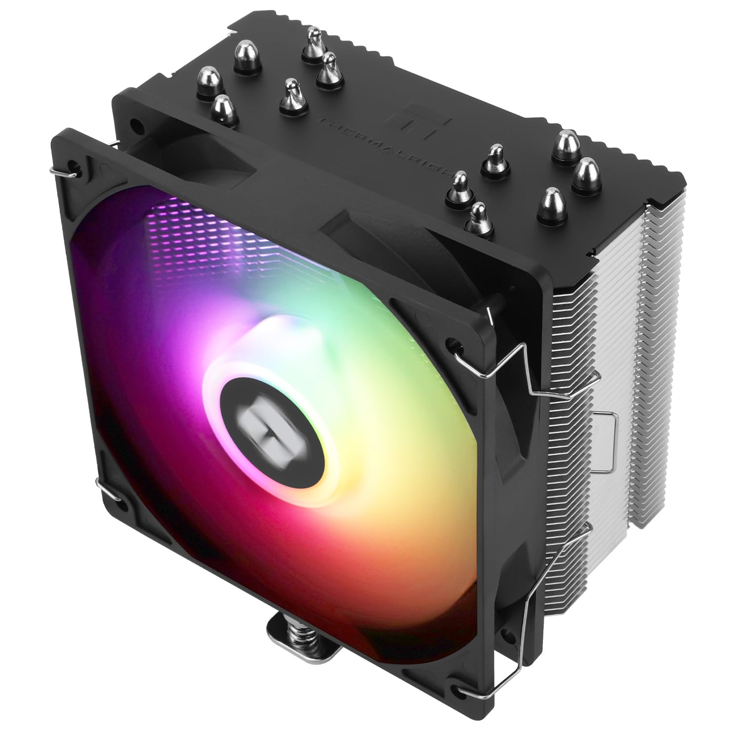 Thermalright Burst Assassin 120 SE ARGB CPU Cooler, 6 Heat Pipes Heatsink Cooler, 12cm PWM Fan CPU Air Cooler, AGHP Technology, for Intel LGA1851