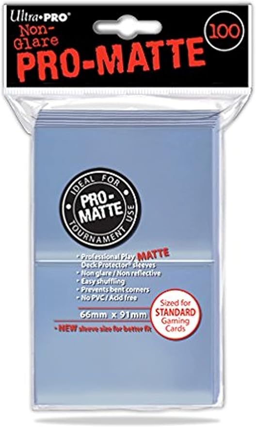 Ultra Pro Standard Deck Protector 100ct Pro-Matte Clear