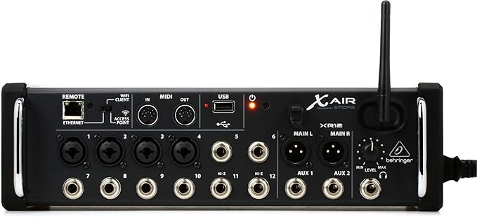 Behringer x Air XR12 12-Input Digital Tablet Mixer