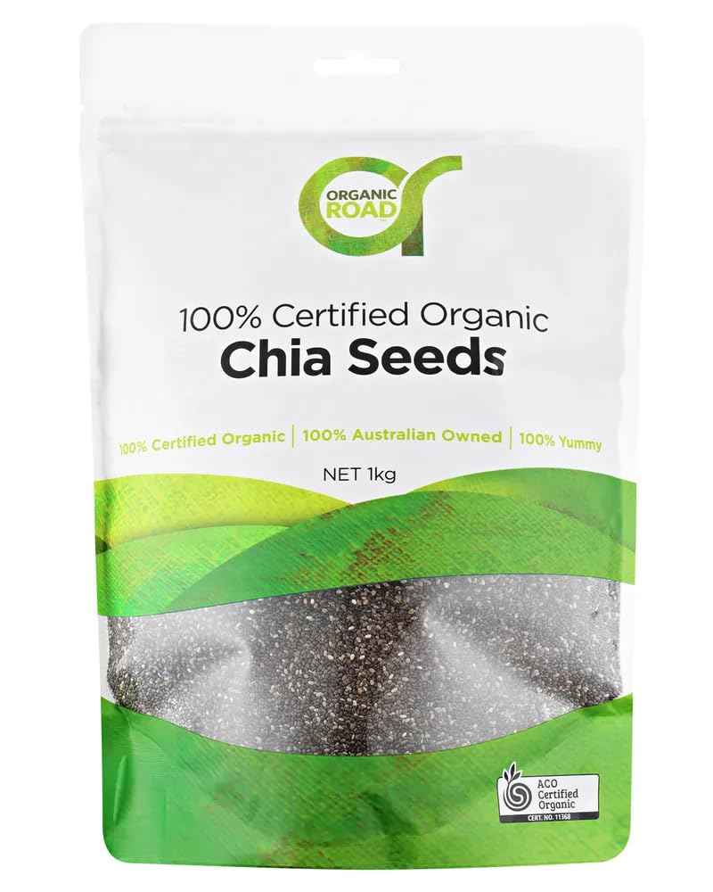 Organic Road Chia Seeds Certified Organic 1kg