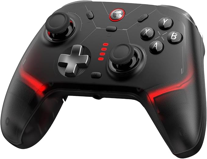 GameSir - Cyclone 2 Pro Wireless Controller for Switch, PC, Steam, Android, iOS, PC, Mag-Res TMR Sticks, Hall Effect Triggers, RGB - Black