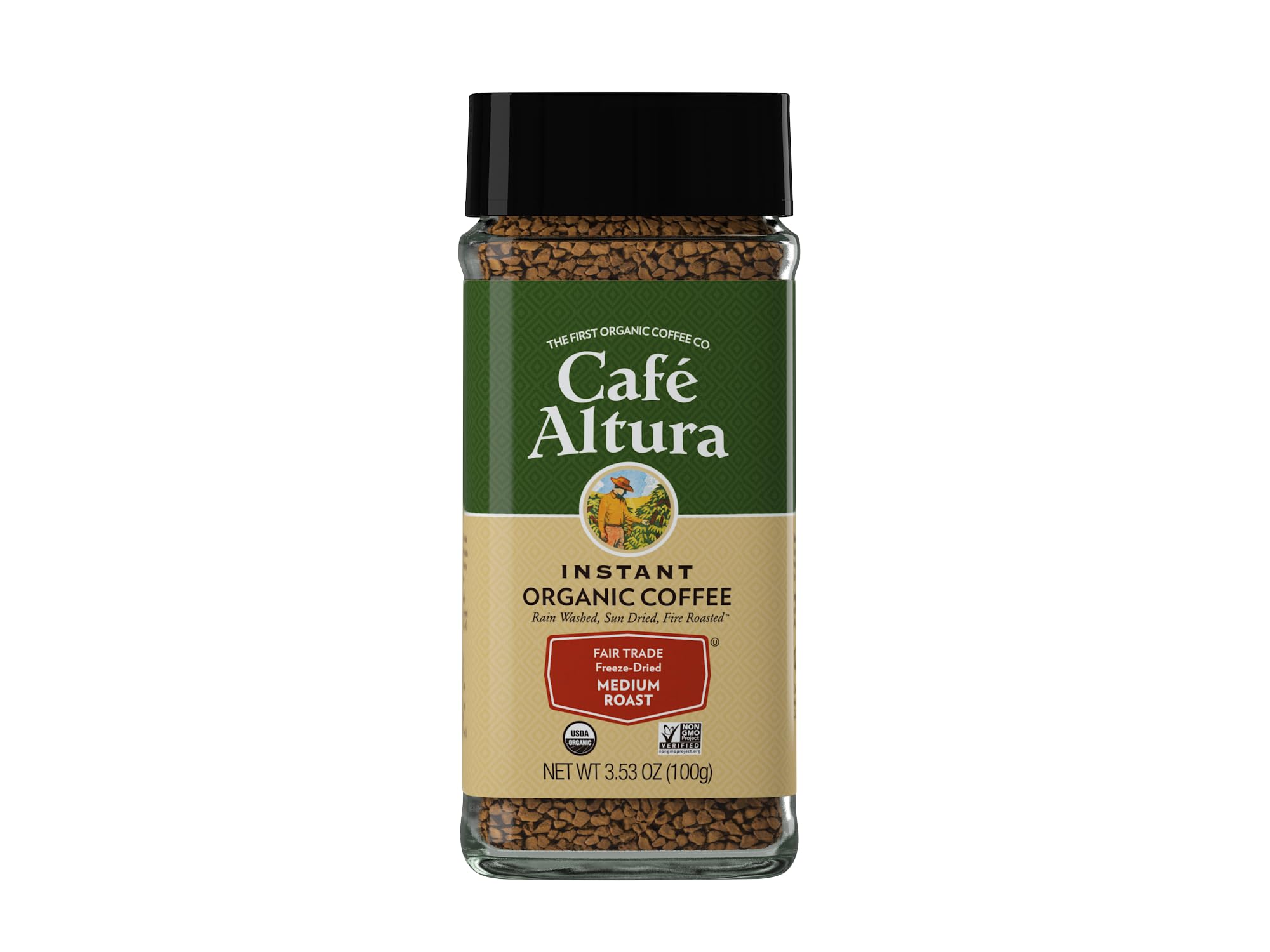 Cafe Altura Fair Trade Freeze Dried Instant Coffee (Organic) (3.53oz) 100g