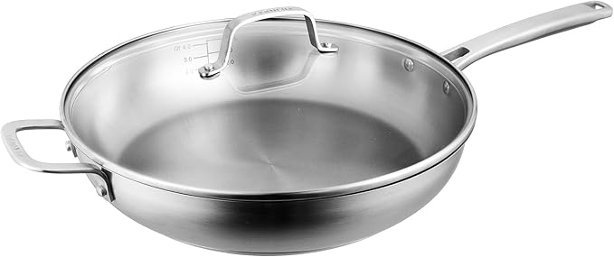 Pyrolux Radius 85 Saute Pan with Helper Handle | 32cm/4.4L