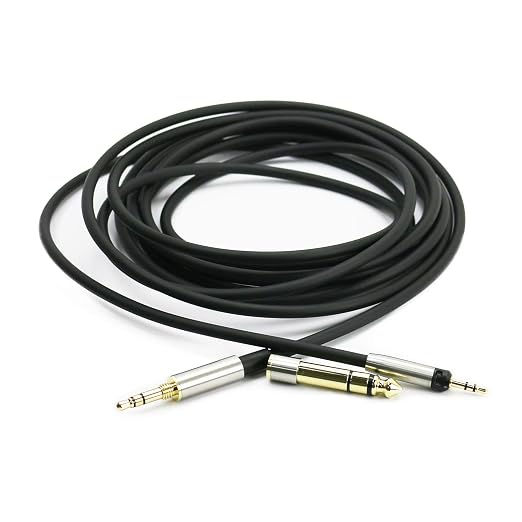 NewFantasia Replacement Audio Upgrade Cable for Sennheiser HD650, HD600, HD580, HD660S, Massdrop HD6XX Headphones 2meters/6.6feet