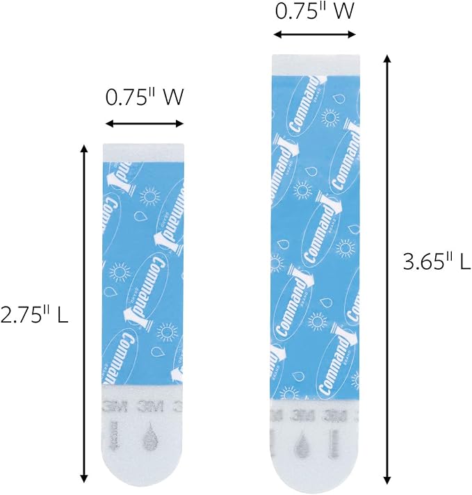 Command Assorted Water Resistant Refill Strips