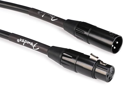 Fender Professional Series Microphone Cable 15ft Black