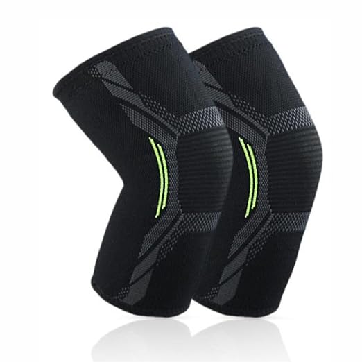 Bodyassist Contoured 4-Way Sports Elastic Knee Sleeve x 2 Bundle Extra Large