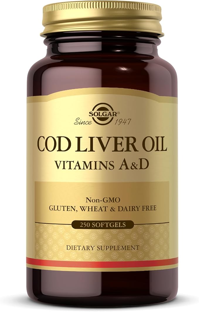 Solgar - Cod Liver Oil 250 Softgels