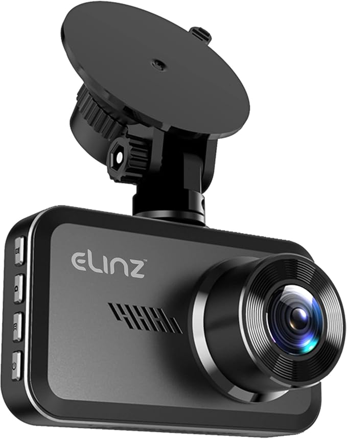 Elinz Car Dash Camera 3" HD 1080P FHD DVR Recorder Front Rear Dual Cam Hardwire Kit - AfterPay & zipPay Available