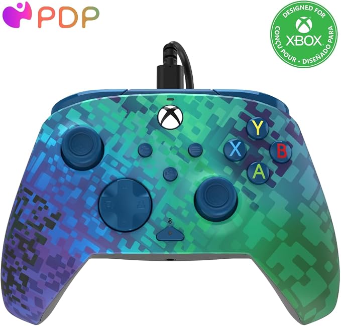 PDP - Rematch Advanced Wired Controller for Xbox - Glitch Green