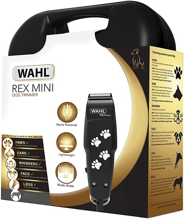 Wahl Rex Mini Pro Corded Premium Dog / Pet Trimmer - 1411.0475