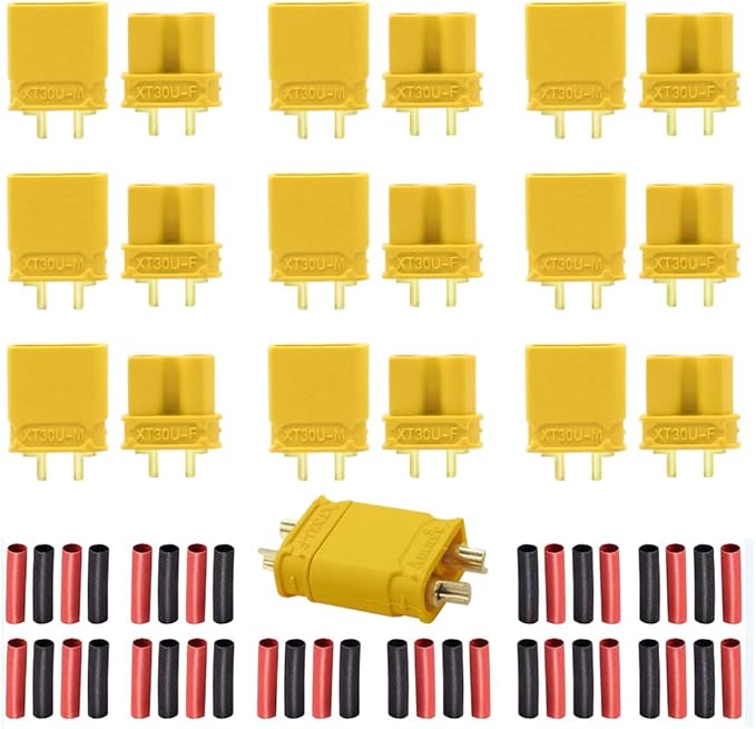 10 Pairs XT30 Male Female Bullet Connector Plug For Lipo Battery