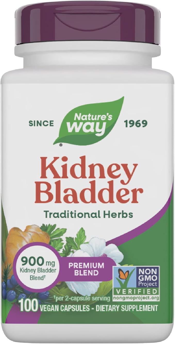Natures Way Kidney Bladder, Premium Blend, Traditional Herbs, Vegan Capsules - 100 capsules