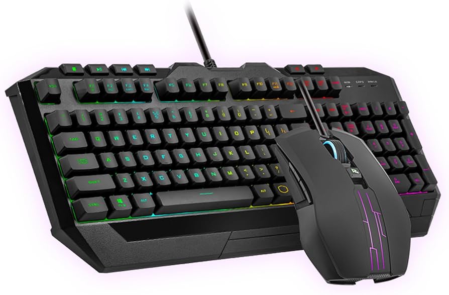 Cooler Master Devastator 3 RGB Membrane Mechanical Keyboard & Mouse Combo SGB-3000-KKMF4-US