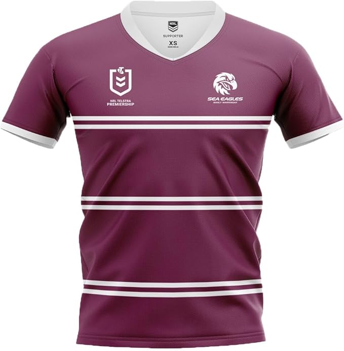 NRL 2024 Supporter Jersey - Manly Sea Eagles - Adult - Mens