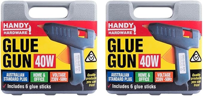 Handy Hardware 40W Glue Gun with Carry Case