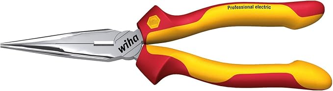 Wiha 160mm Professional Electric Needle Nose Pliers Z05006 26720