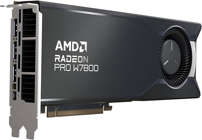 AMD Radeon Pro W7800 100-300000075 32GB 256-bit GDDR6 With ECC PCI Express 4.0 X16 Workstation Video Card