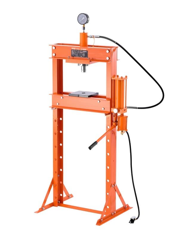 VEVOR 20 T Hydraulic Shop Press Hydraulic Press with Press Plate for Bending