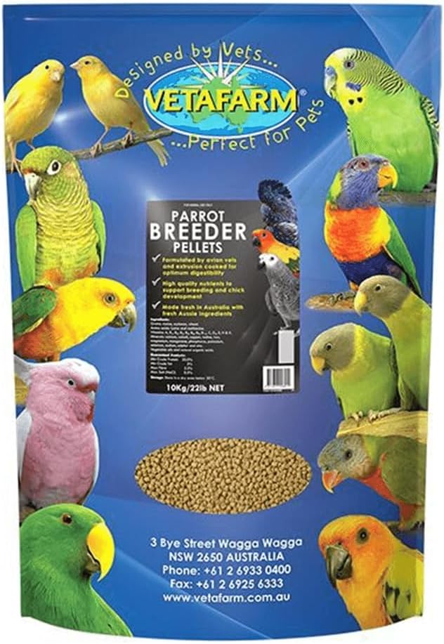 Vetafarm Parrot Breeder Pellets 10kg