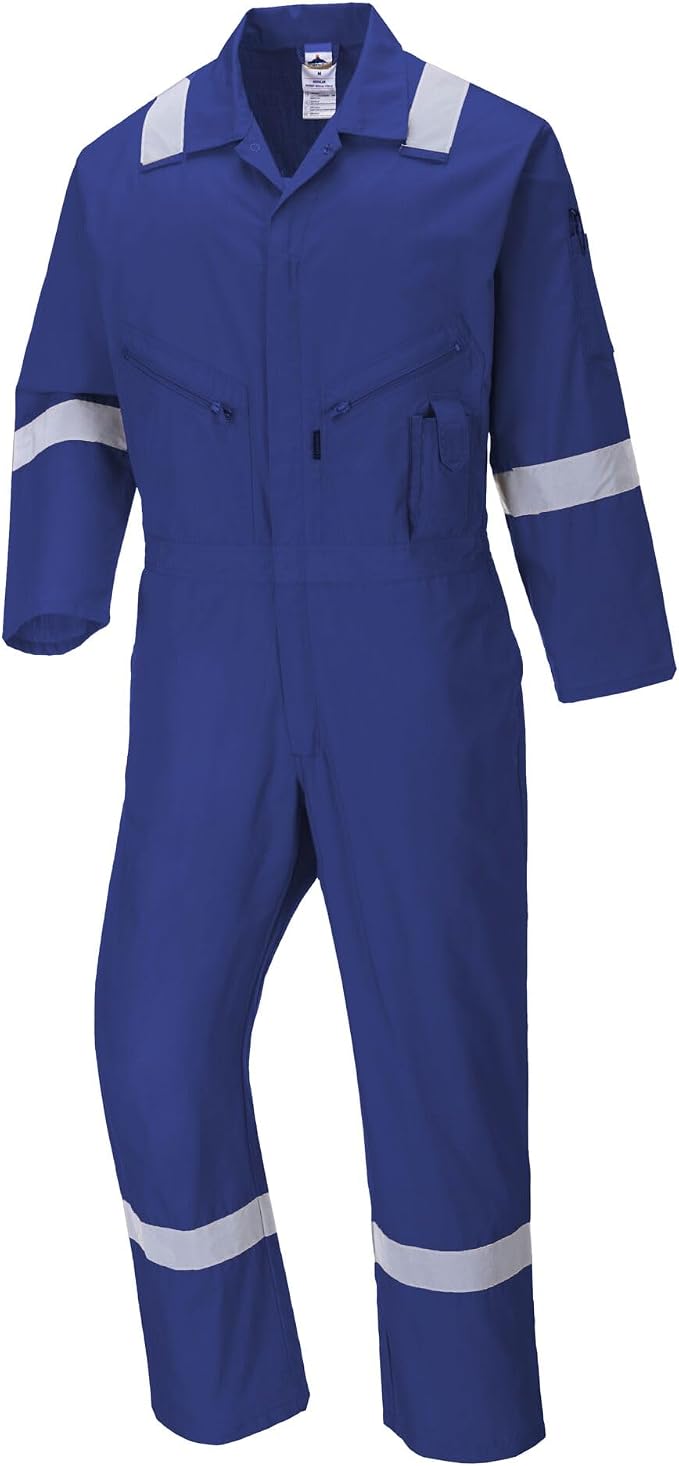 Portwest C814 - Iona Cotton Coverall Royal Blue, M