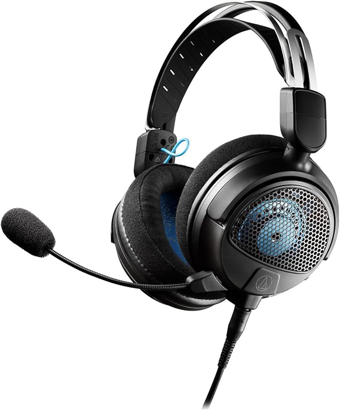 Audio Technica ATH-GDL3 Open-Back High-Fidelity Gaming Headset - Black