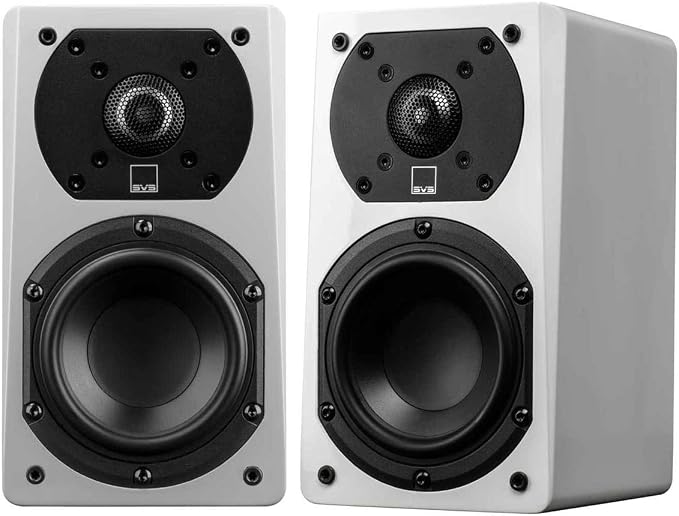 SVS Prime Satellite Bookshelf Speakers - Gloss White