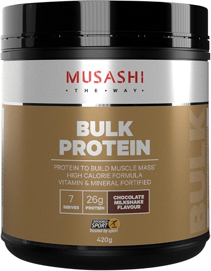 Musashi Bulk Protein Chocolate Milkshake 2kg