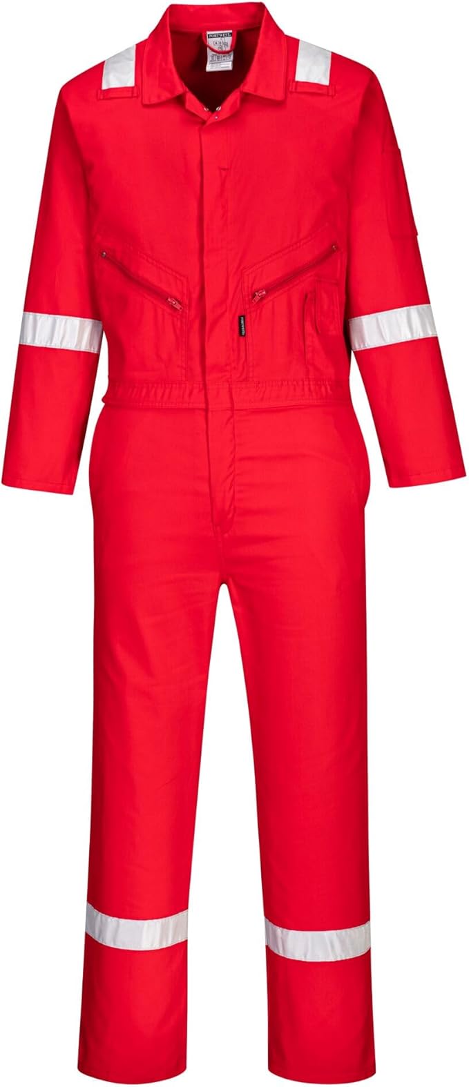 Portwest Mens Iona Cotton Wear To Work Overalls Red XL