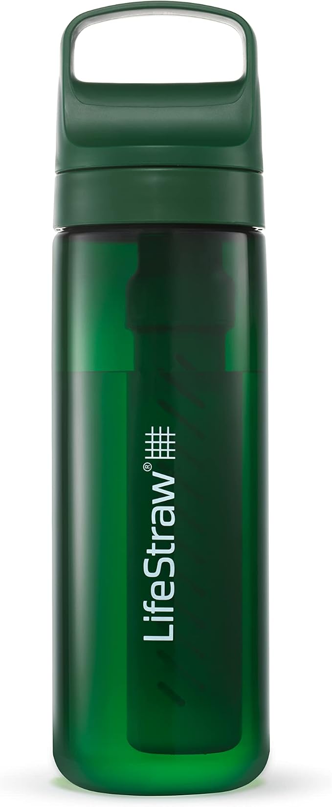 LifeStraw Go 2.0 - 650ml Water Filter Bottle - Terrace Green