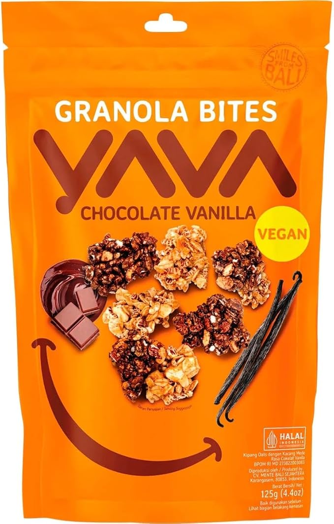 Yava Granola Bites Chocolate Vanilla 125g