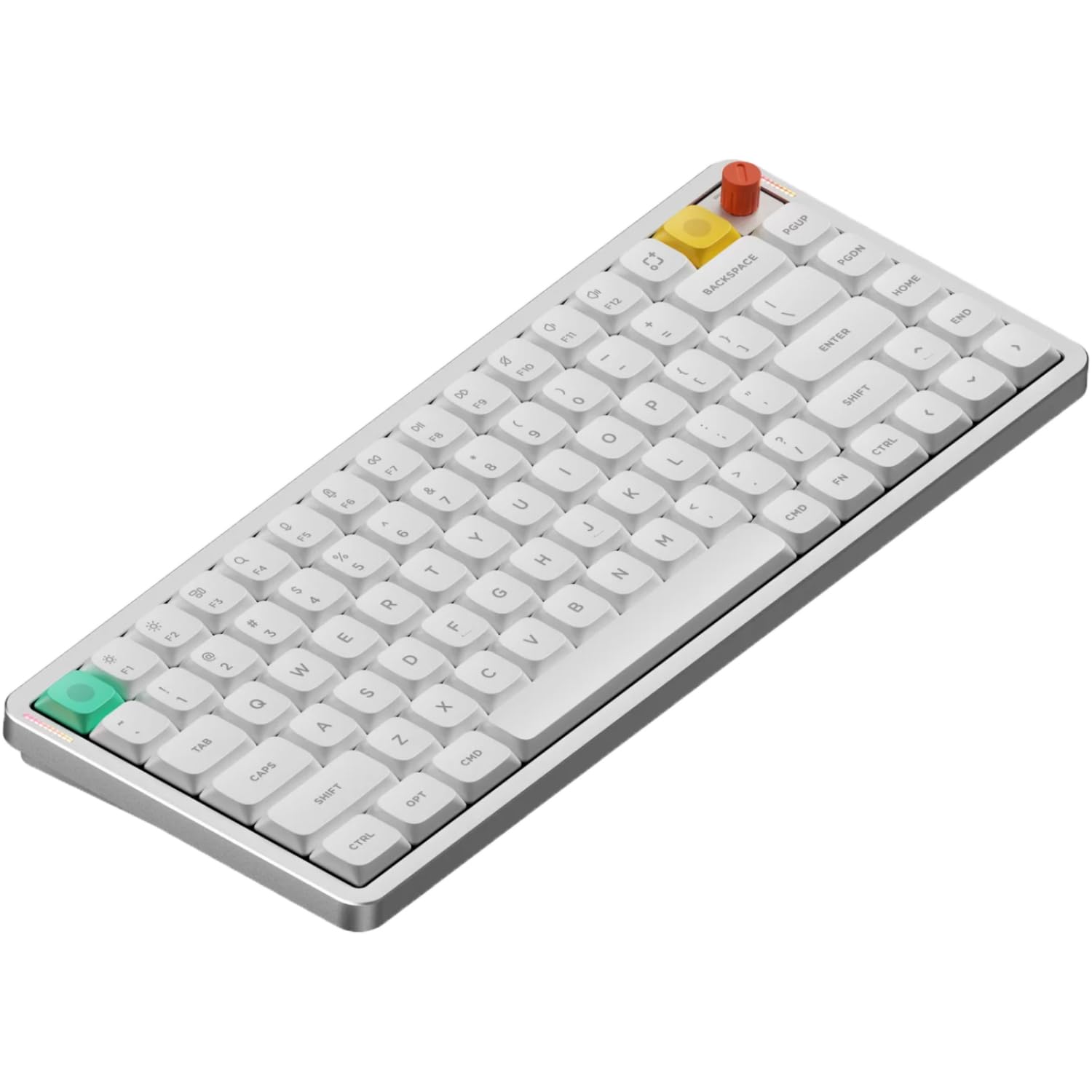 NuPhy Air75 V3, Nova White / Red Nano / ANSI - US English