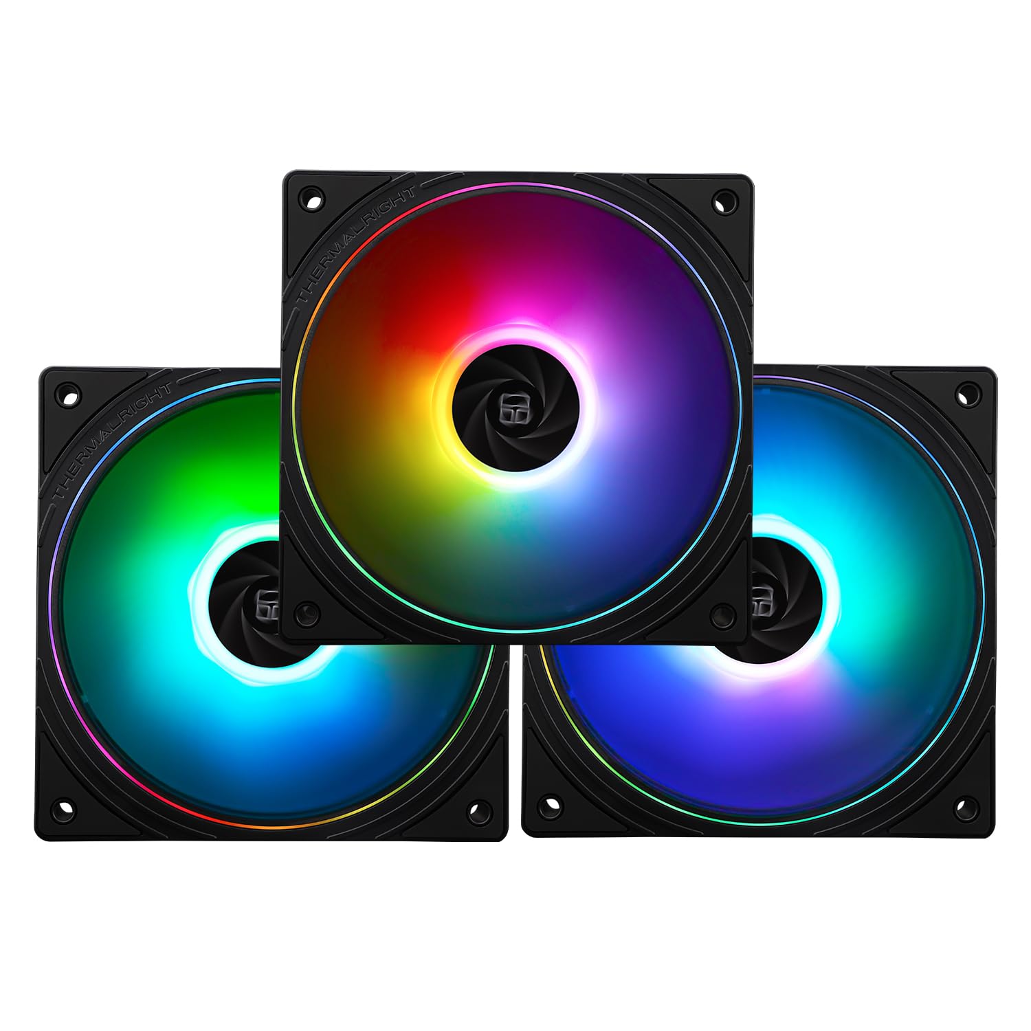 Thermalright TL-S12-S X3 ARGB 120mm Fan, Black, 3-Pack