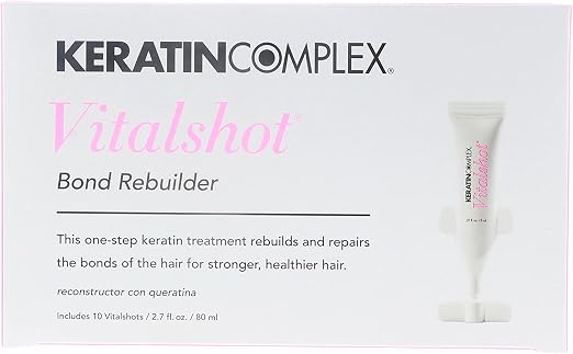 Keratin Complex Vital Shot Restorative Keratin Ampoules, 10x8ml