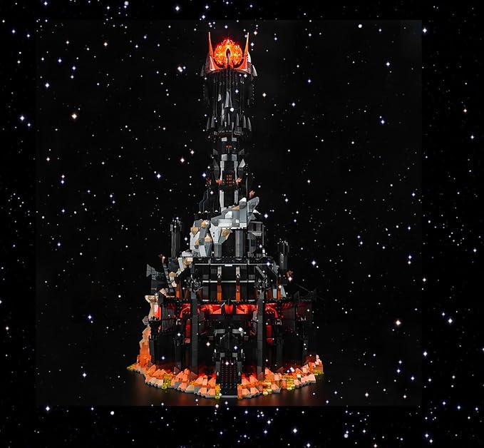 Brick Shine - Light Kit for LEGO The Lord of The Rings: Barad-dar 10333 - Classic