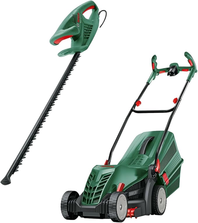 Bosch Lawn Mower Arm 37 (1400 Watt, 37cm Cutting Width)