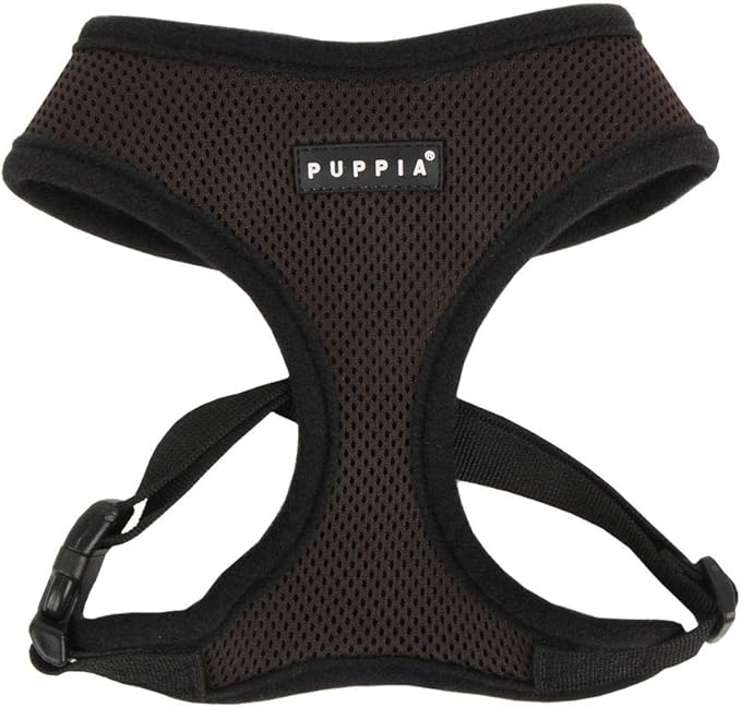 Puppia Brown Soft Dog Harness, Small