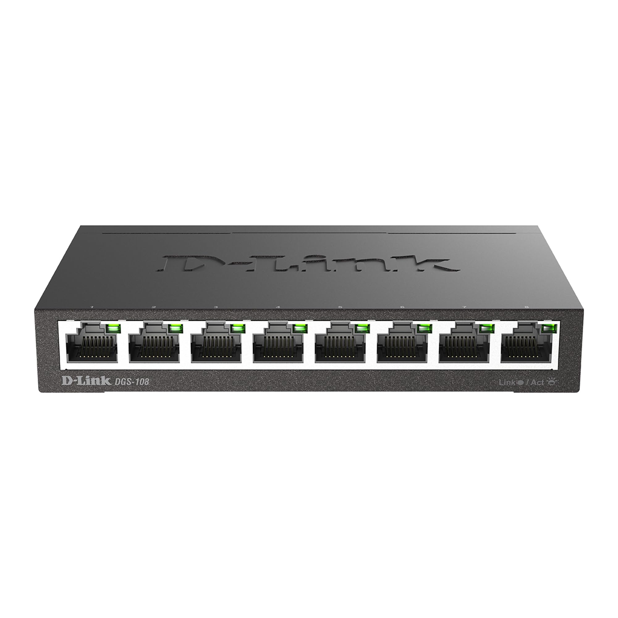 D-Link DGS-108 8 Port Gigabit Desktop Switch