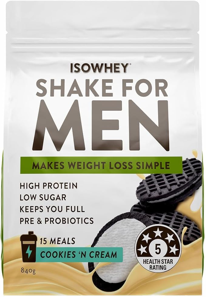 IsoWhey Men's Shake Cookies & Cream 840g