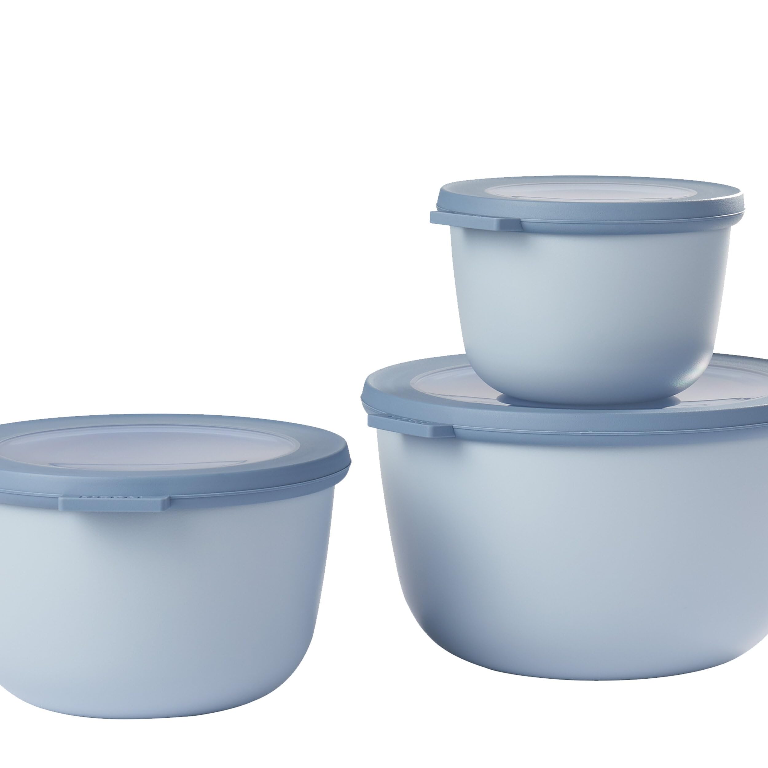 Mepal - Mepal Set Cirqula 3 Pcs (500+1000+2000 ml) - Nordic Blue - Nord Blue